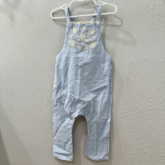 Louise Misha Vidya Blue Stripe Overalls
